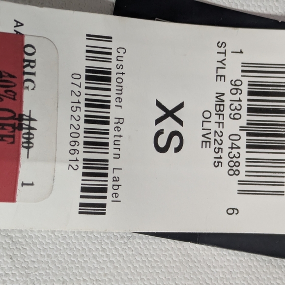 Bar III Printed Side-Shirred Hipster Bottoms Floral Filet Green Size XS New - Picture 9 of 9